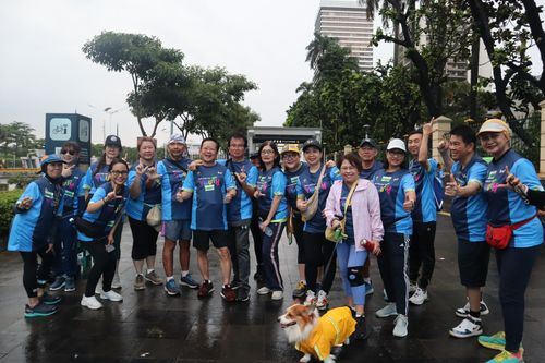 Race photo from Road to BAF Lions Run 2024