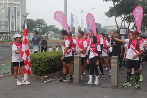 Race photo from Smartfren Run 2024 Vibes