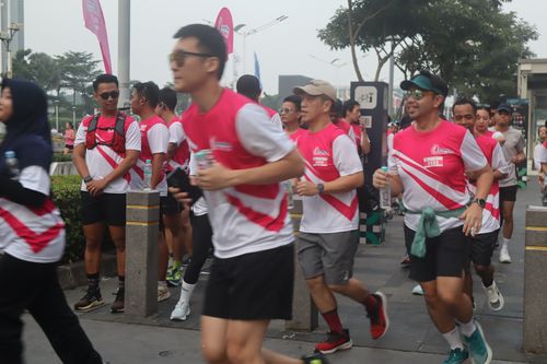 Race photo from Smartfren Run 2024 Vibes