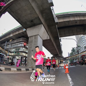 Race photo from SMARTFREN RUN 2026