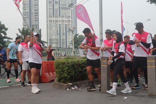 Race photo from Smartfren Run 2024 Vibes