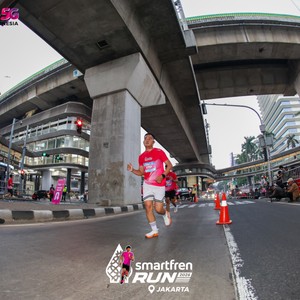 Race photo from SMARTFREN RUN 2026