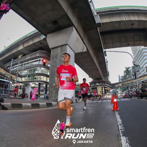 Race photo from SMARTFREN RUN 2026
