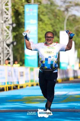 Race photo from Taman Budaya x BOGORUN 2025