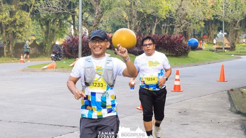 Race photo from Taman Budaya x BOGORUN 2025