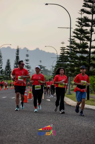 Race photo from CISANGKAN KBP CITY RUN 2025