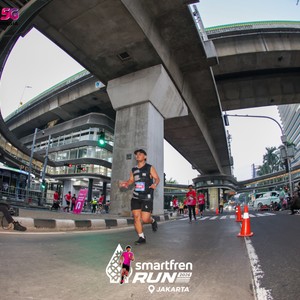 Race photo from SMARTFREN RUN 2026