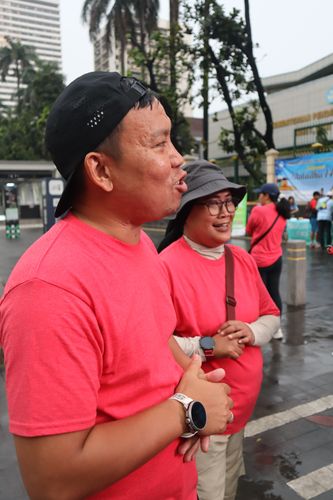 Race photo from Road to BAF Lions Run 2024