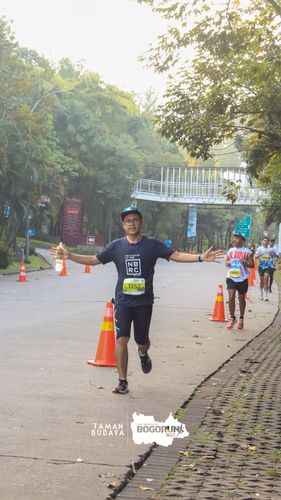 Race photo from Taman Budaya x BOGORUN 2025