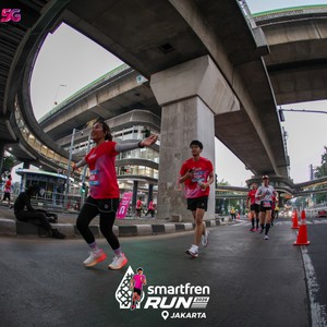 Race photo from SMARTFREN RUN 2026