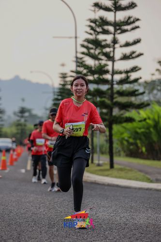 Race photo from CISANGKAN KBP CITY RUN 2025
