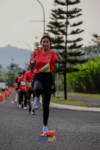 Race photo from CISANGKAN KBP CITY RUN 2025
