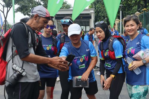Race photo from Road to BAF Lions Run 2024