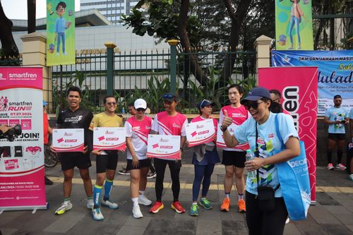 Race photo from Smartfren Run 2024 Vibes