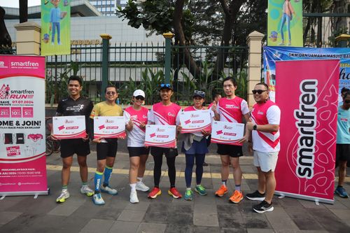 Race photo from Smartfren Run 2024 Vibes
