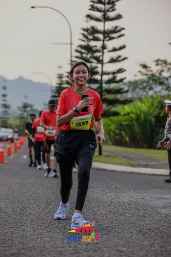 Race photo from CISANGKAN KBP CITY RUN 2025
