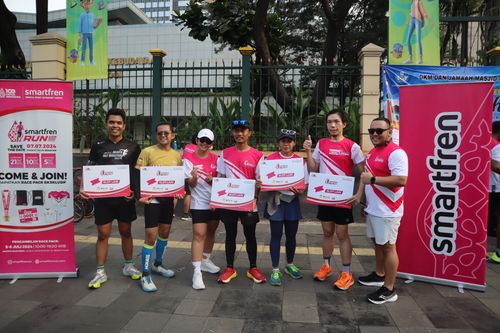 Race photo from Smartfren Run 2024 Vibes