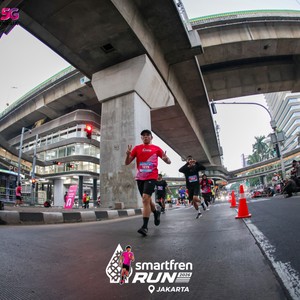 Race photo from SMARTFREN RUN 2026