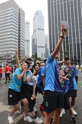 Race photo from Road to BAF Lions Run 2024