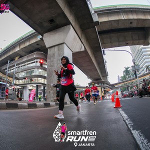 Race photo from SMARTFREN RUN 2026