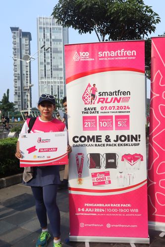 Race photo from Smartfren Run 2024 Vibes
