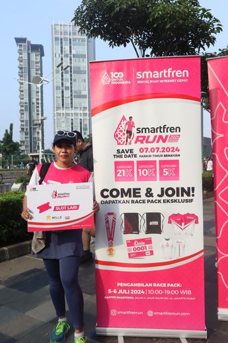 Race photo from Smartfren Run 2024 Vibes