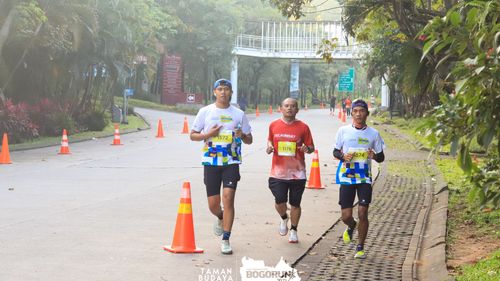 Race photo from Taman Budaya x BOGORUN 2025