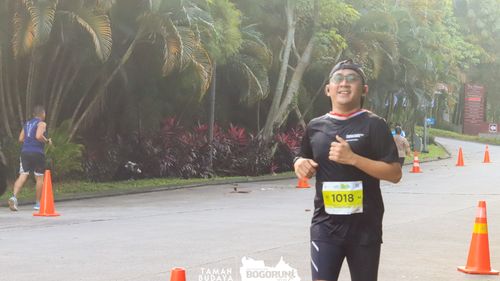 Race photo from Taman Budaya x BOGORUN 2025