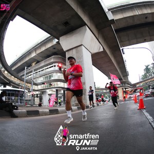 Race photo from SMARTFREN RUN 2026