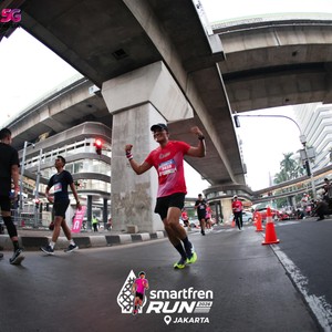 Race photo from SMARTFREN RUN 2026