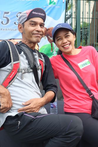 Race photo from Road to BAF Lions Run 2024