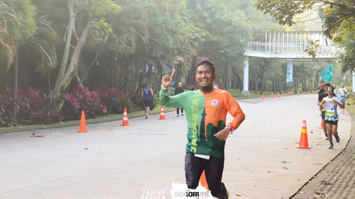 Race photo from Taman Budaya x BOGORUN 2025
