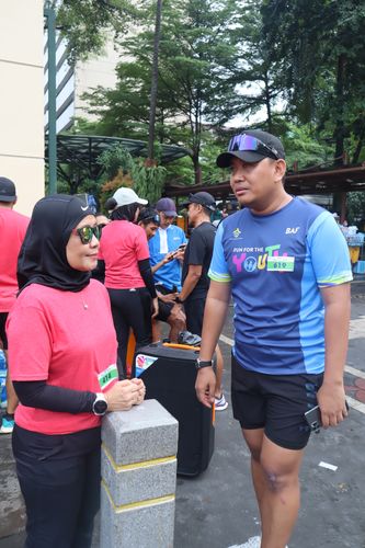Race photo from Road to BAF Lions Run 2024