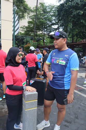 Race photo from Road to BAF Lions Run 2024