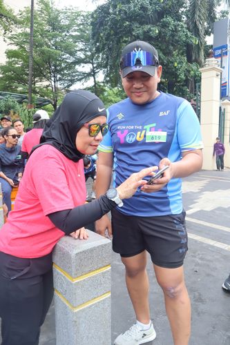 Race photo from Road to BAF Lions Run 2024