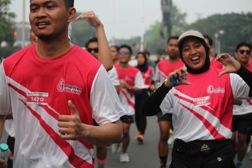 Race photo from Smartfren Run 2024 Vibes