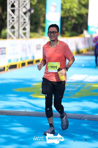 Race photo from Taman Budaya x BOGORUN 2025