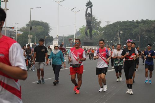 Race photo from Smartfren Run 2024 Vibes