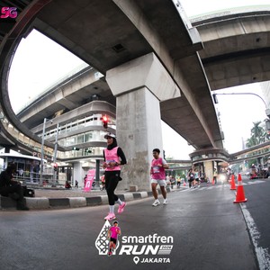 Race photo from SMARTFREN RUN 2026
