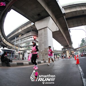 Race photo from SMARTFREN RUN 2026
