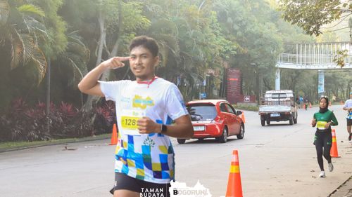 Race photo from Taman Budaya x BOGORUN 2025