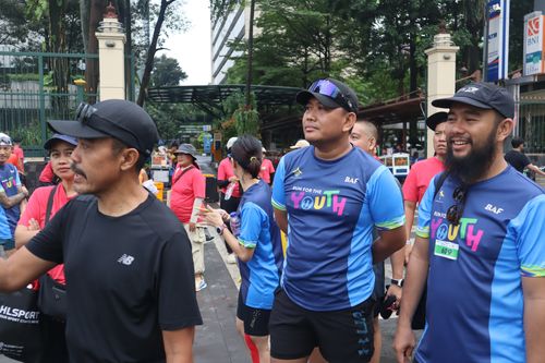 Race photo from Road to BAF Lions Run 2024