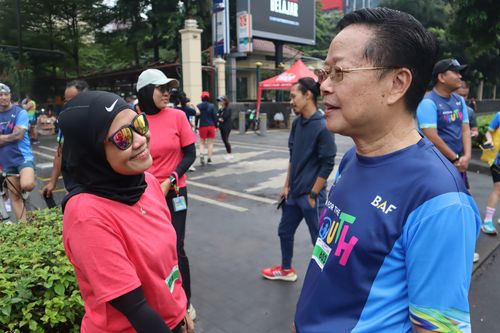 Race photo from Road to BAF Lions Run 2024
