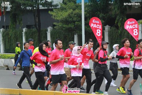 Race photo from Smartfren Run 2025 Vibes