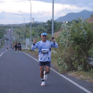 Race photo from KEDIRI HALF MARATHON 2026