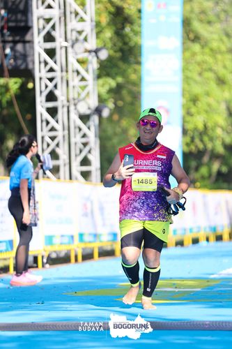 Race photo from Taman Budaya x BOGORUN 2025