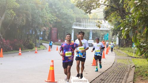 Race photo from Taman Budaya x BOGORUN 2025