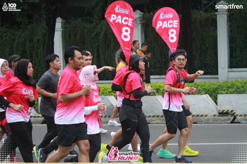 Race photo from Smartfren Run 2025 Vibes