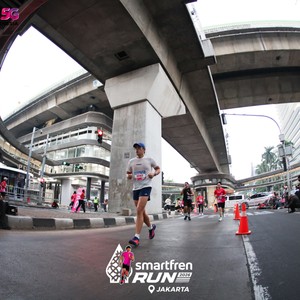 Race photo from SMARTFREN RUN 2026