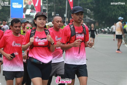 Race photo from Smartfren Run 2025 Vibes